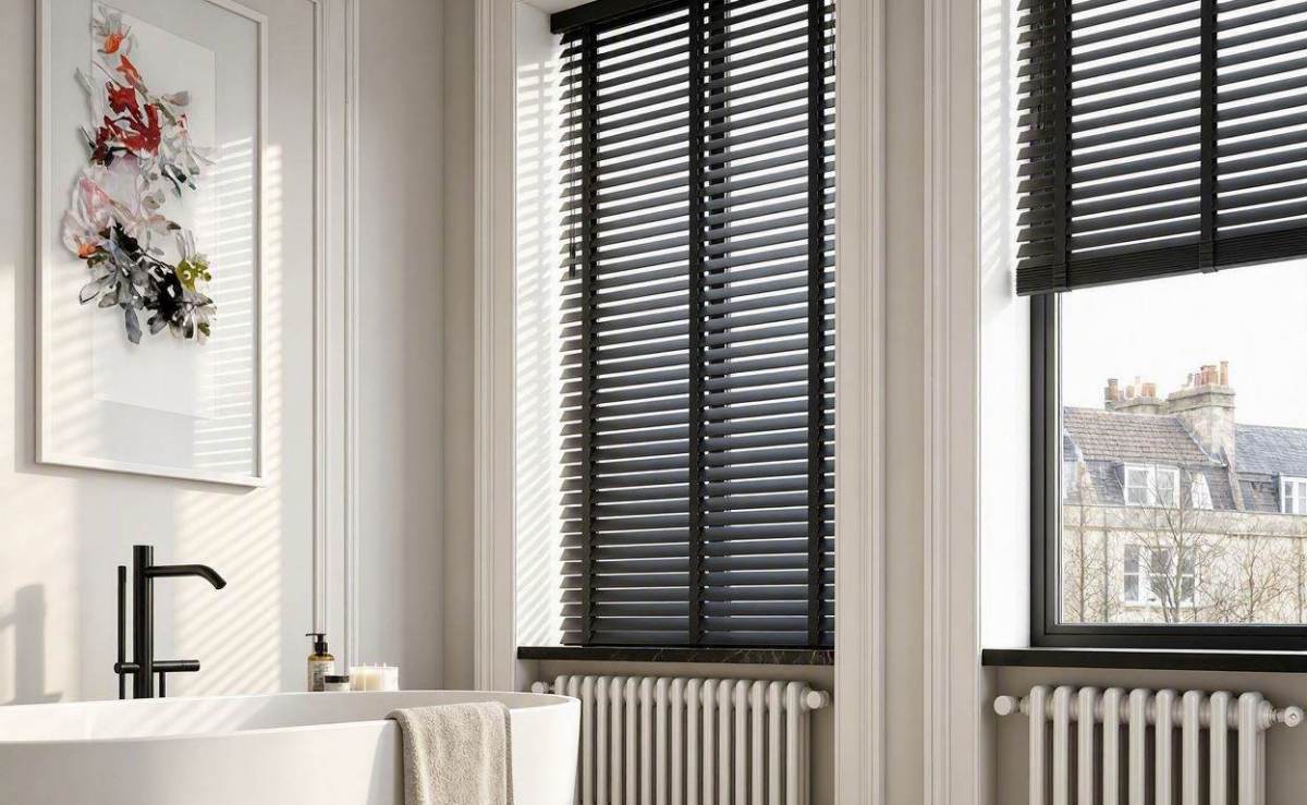 Venecianas de Madera Sintética para Cocina y Baño