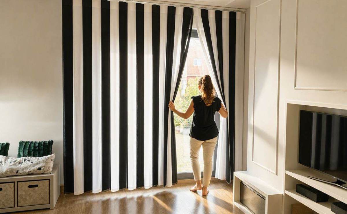 Cortinas Noche y Día NODY a Medida: Elegancia y Control de Luz