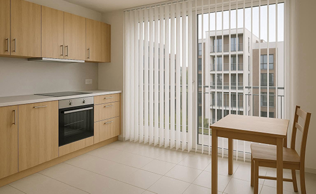 Cortinas de Lamas Verticales para Cocina
