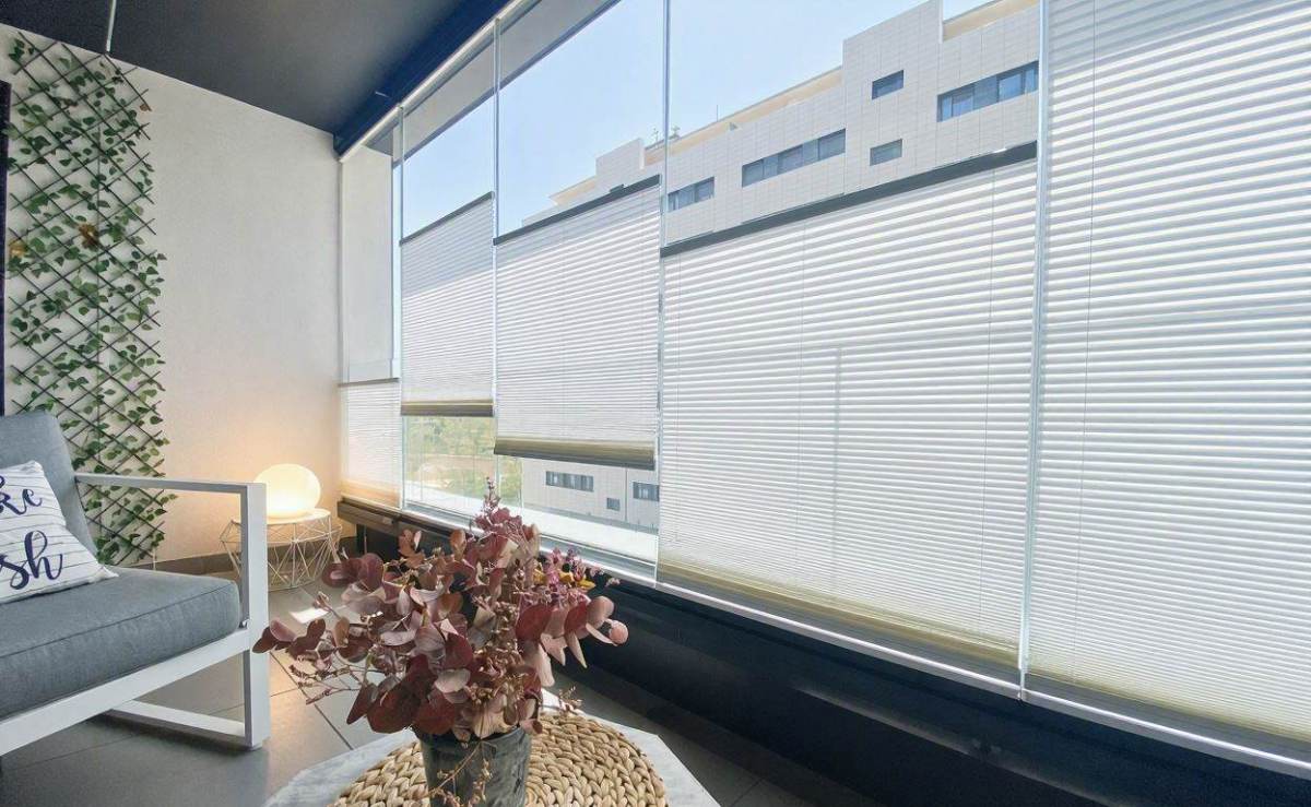 Cortinas Plisadas para Cortinas de Cristal