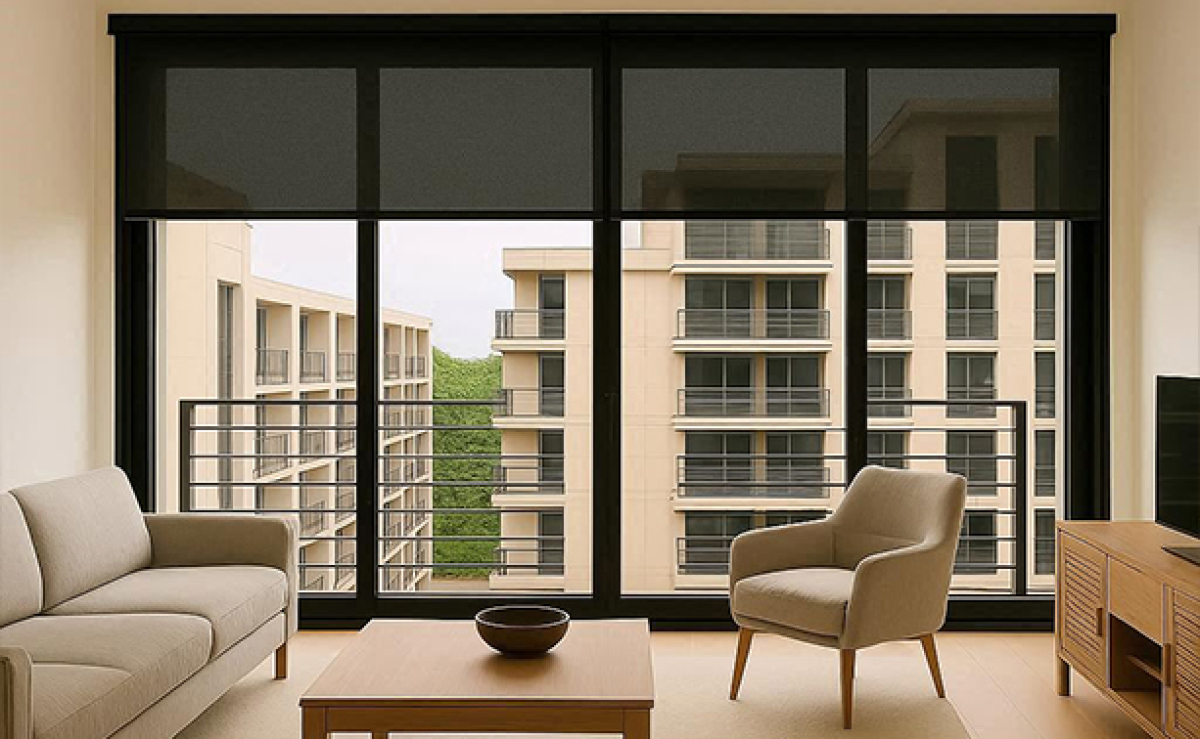 Enrollables con tejido Screen Negro de baja absorción de calor