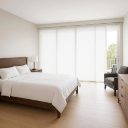 Cortinas y estores a medida para el dormitório