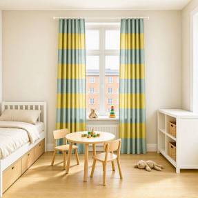 Cortinas y estores a medida para dormitorio infantil