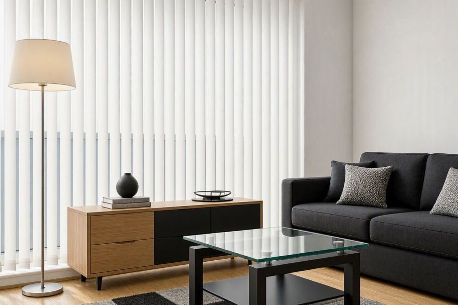 Cortinas de Lamas Verticales a Medida: Control Solar Preciso