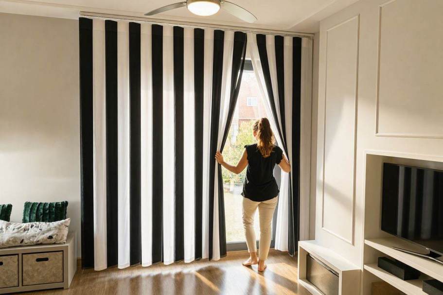 Cortinas Noche y Día NODY a Medida: Elegancia y Control de Luz
